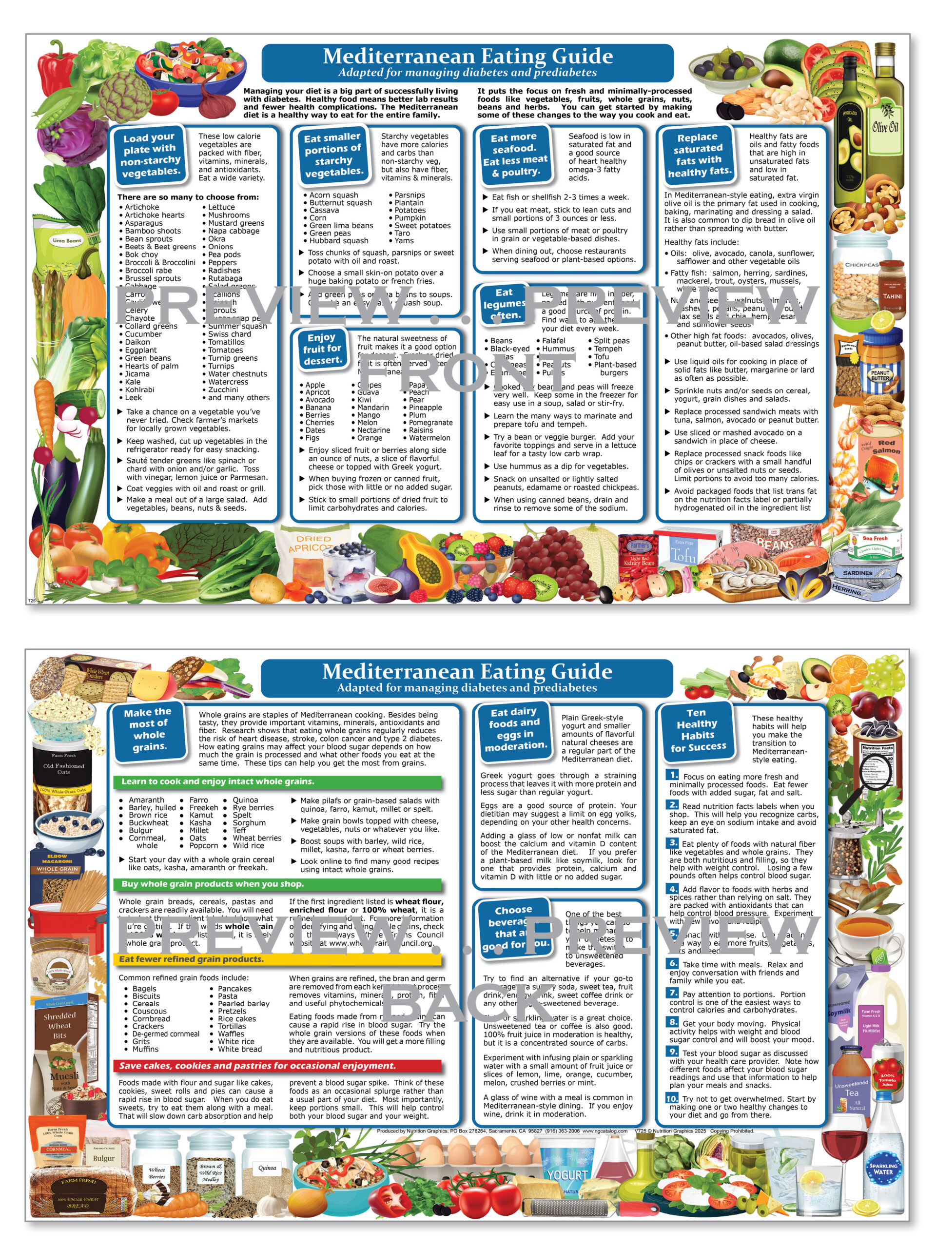 Mediterranean Guide – Adapted for Managing Diabetes and Prediabetes